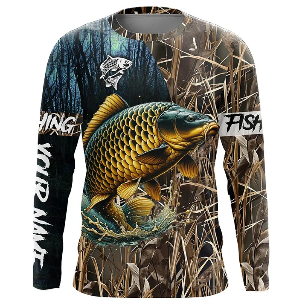 Outdoor Hunting Prints - Kaus Pria Wanita Cepat Kering Breatha