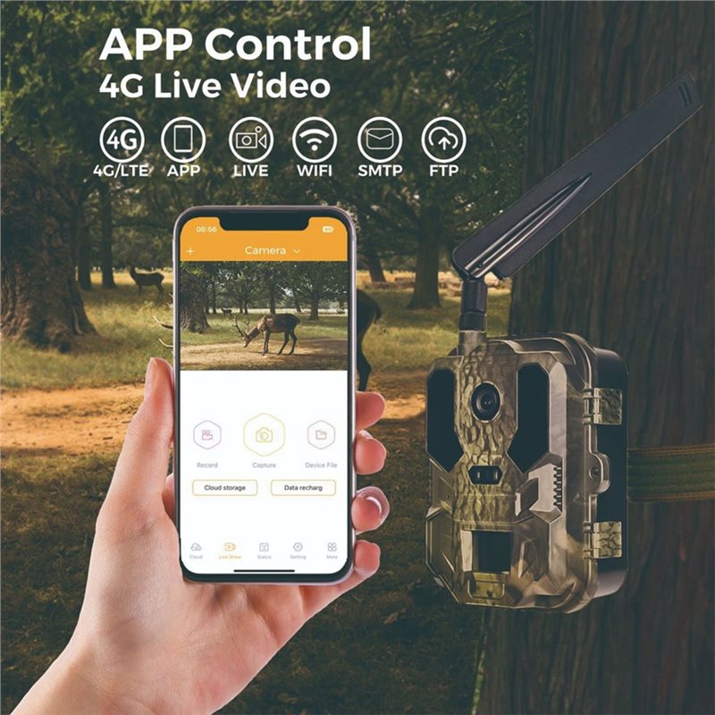Hunting And Outdoor Shows - Y47A Kamera Hewan Liar 4G 120MP