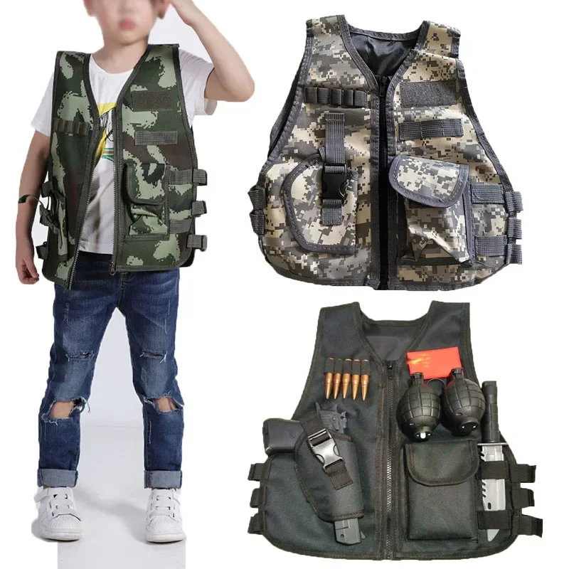Outdoor Hunting Games For Kids - Rompi Anak-anak Luar Ruangan Penggemar Rompi