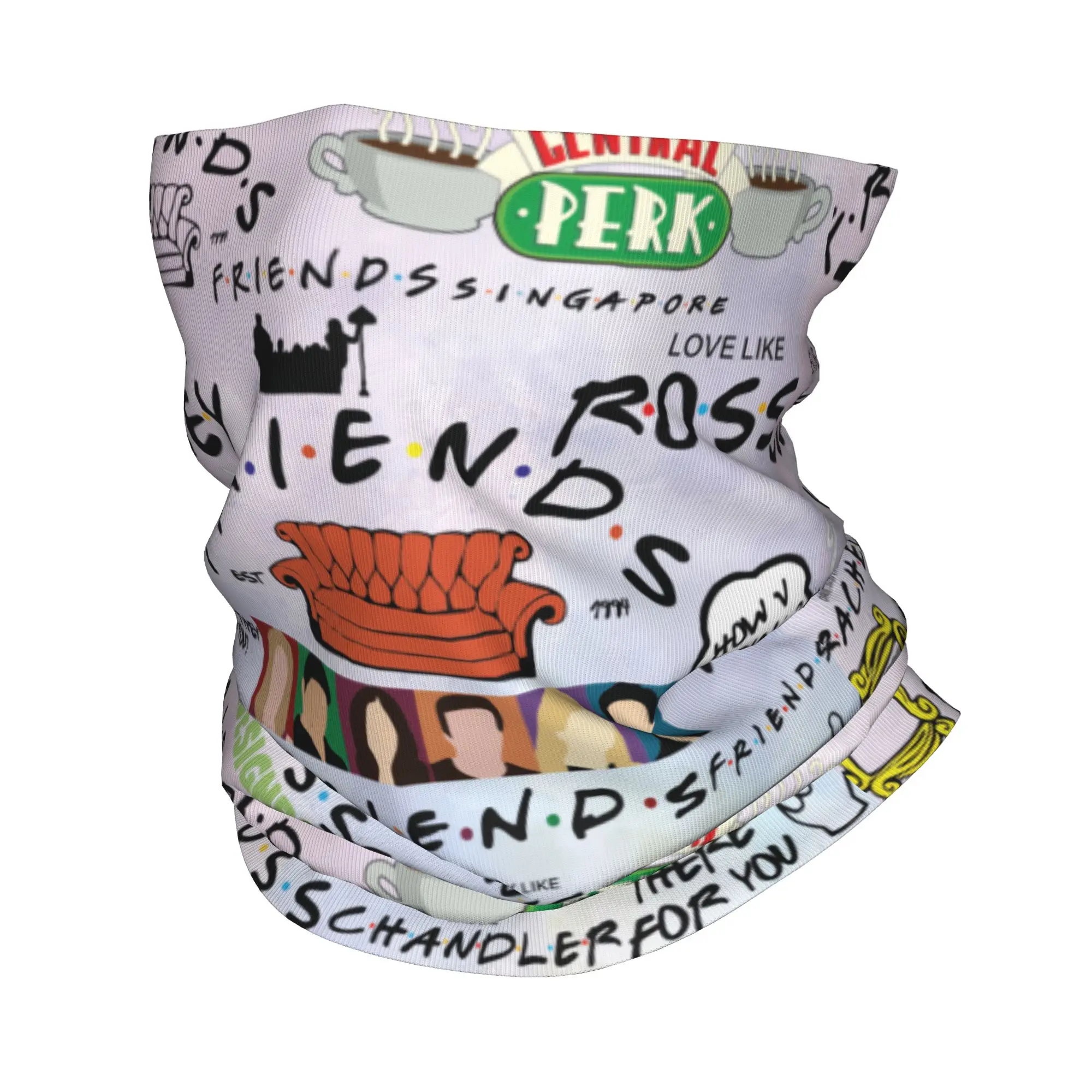 Hunting And Outdoor Shows - Bandana Collage Funny Friends untuk Ski,