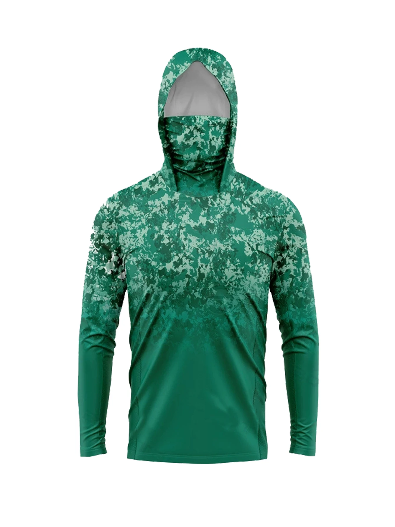Outdoor Hunting Prints - Hoodie Pria Anti-UV UPF50+ untuk Memancing