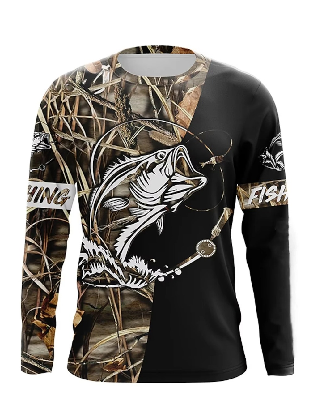 Kaus Pria Wanita Cepat Kering  - Outdoor Hunting Prints ulasan dan harga