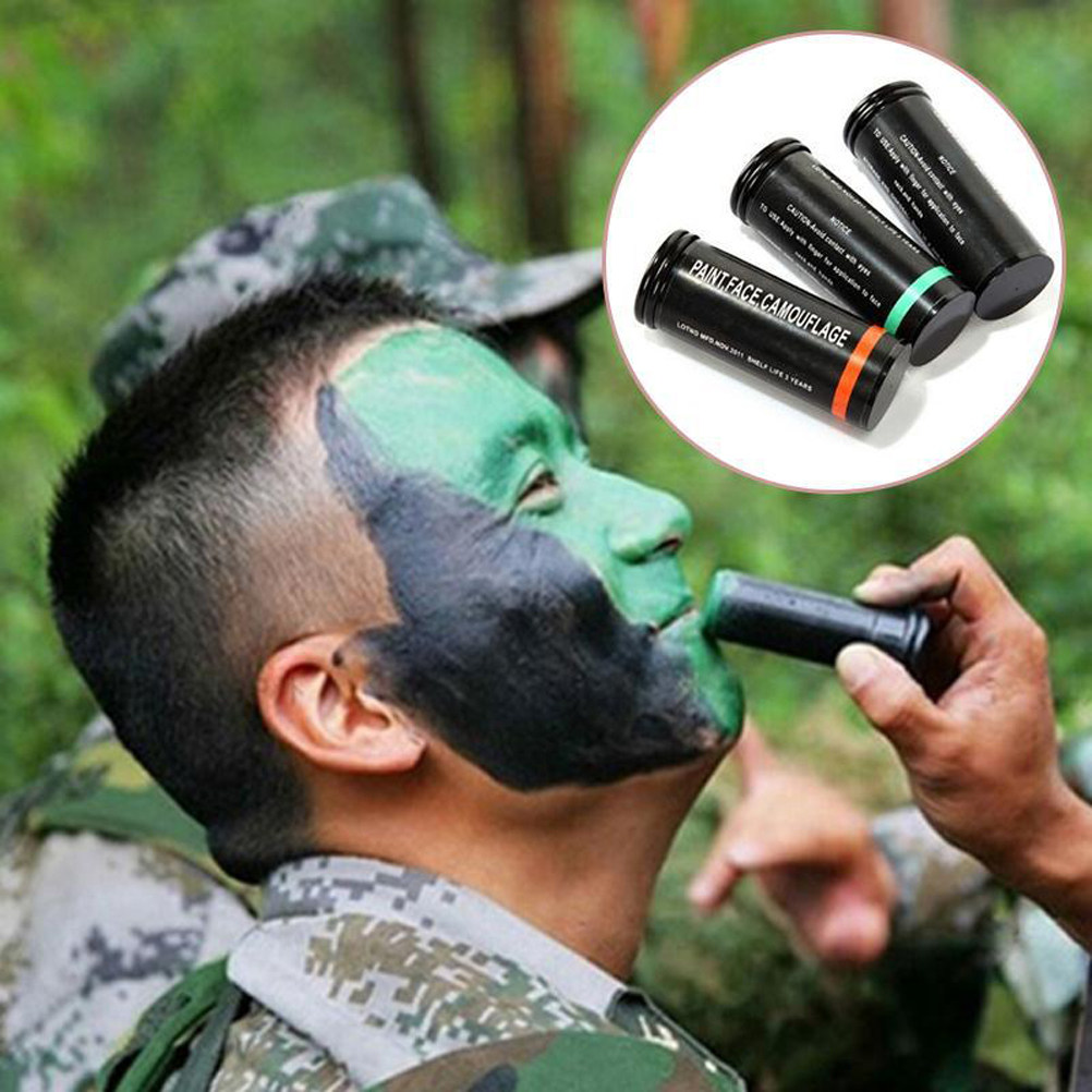 3 Buah Kit Stik Cat Wajah Kamu - Camo Face Paint ulasan dan harga