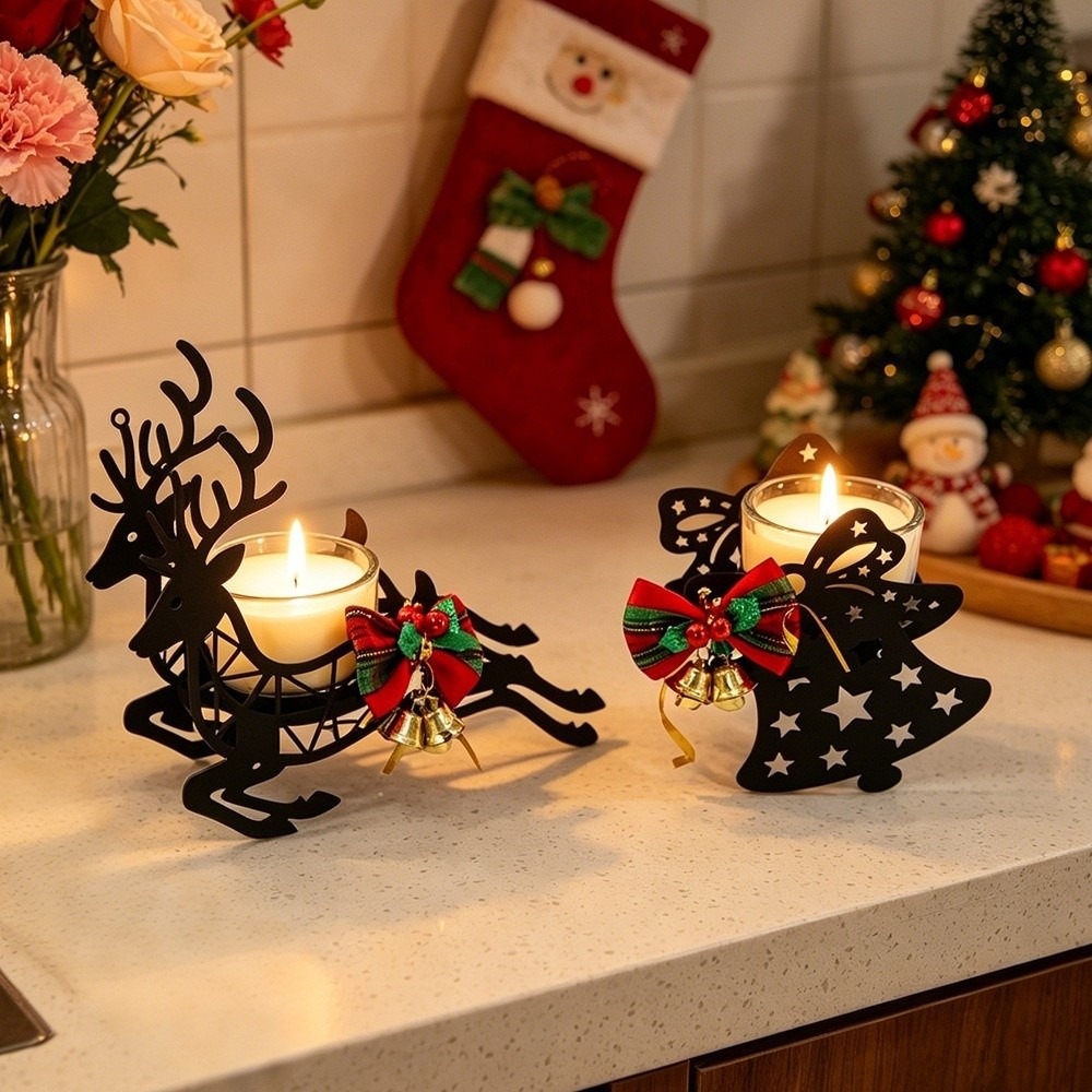 Tempat Lilin Natal Rusa Elk de - Elk Bugle Call ulasan dan harga