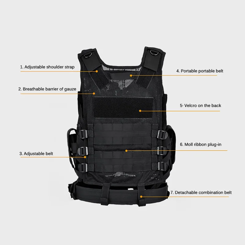 Rompi Taktis Molle yang Dapat  - Hunting Outdoor Game ulasan dan harga