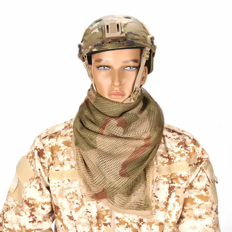 Syal wajah taktis jaring bersi - Camo Face Paint ulasan dan harga