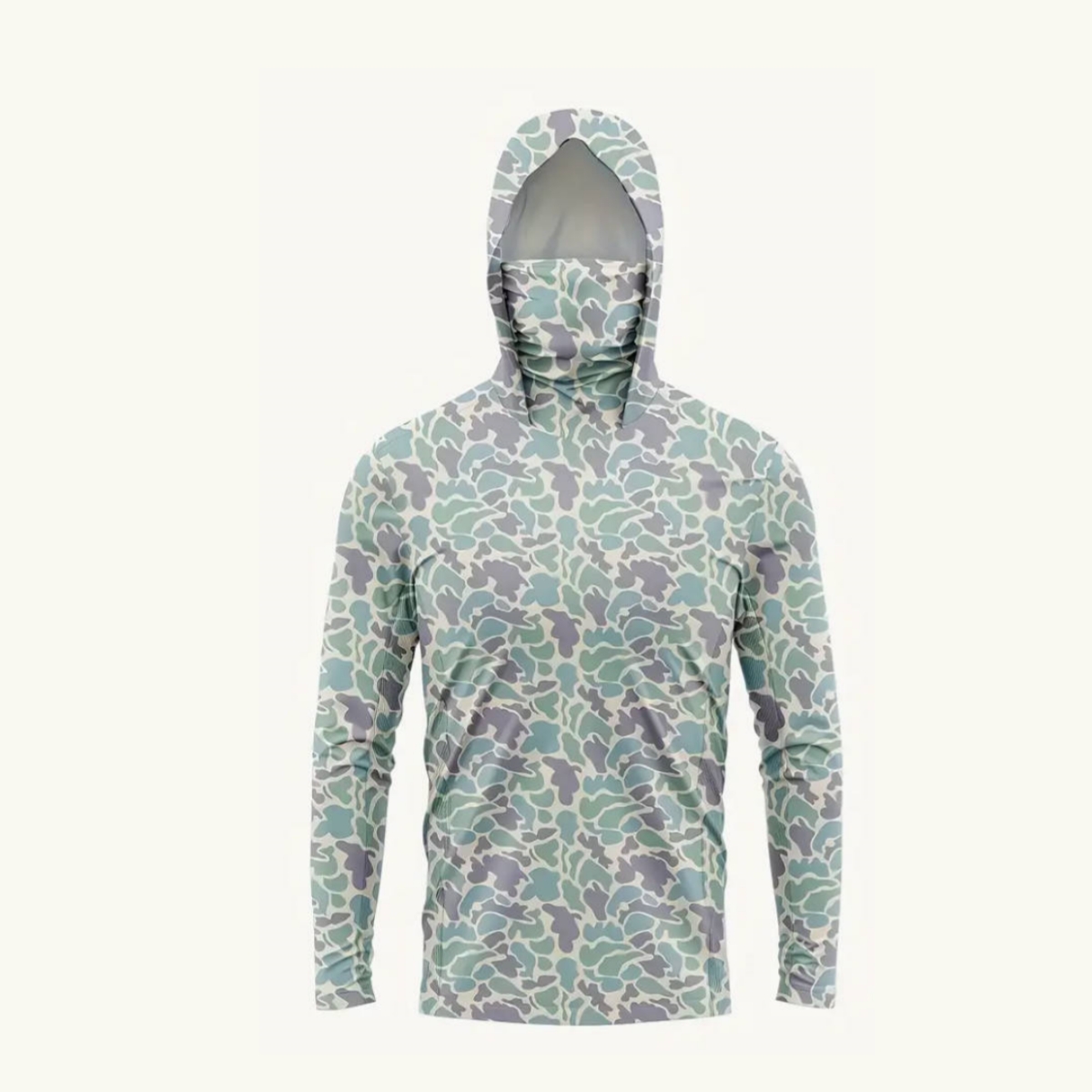 Hoodie Pria Anti Sinar Matahar - Outdoor Hunting Prints ulasan dan harga