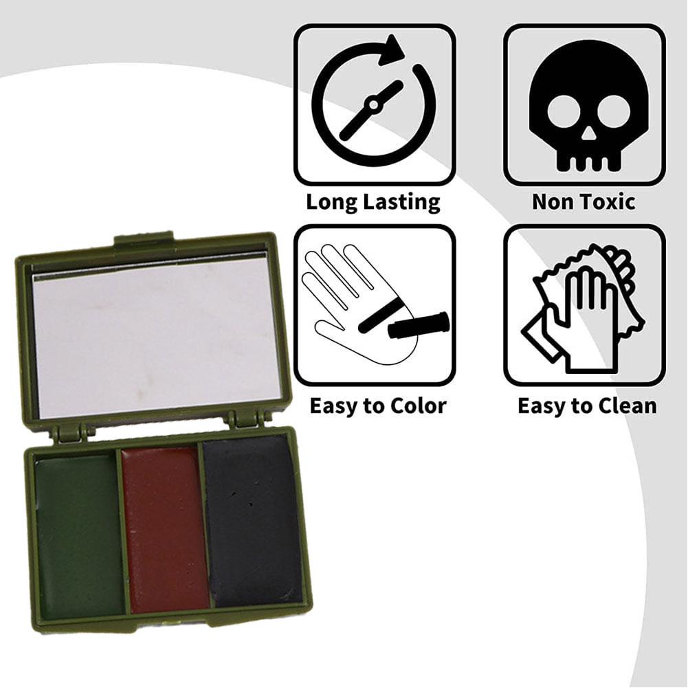 Perlengkapan Lukis Wajah Kamuf - Camo Face Paint ulasan dan harga